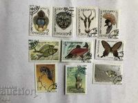 ΕΣΣΔ Πανίδα Πακέτο 10 τεμάχια Γραμματόσημα