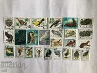 USSR Fauna Package 25 pieces Stamps