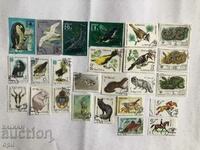 USSR Fauna Package 25 pieces Stamps