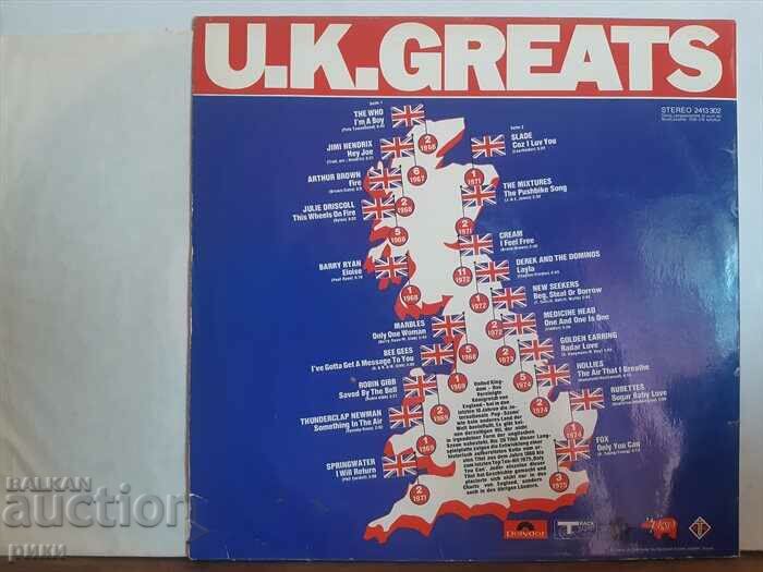 U.K. Greats 1975 with price 16.00 BGN | € 8.18 U.K. Greats 1975 with price 16.00 BGN | € 8.18