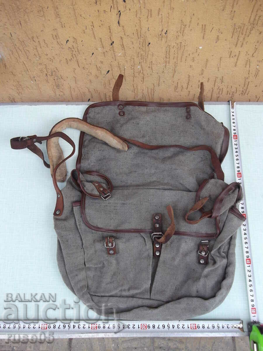 Πάνινη τσάντα για πεζοπορία, παλιά από τη Soca