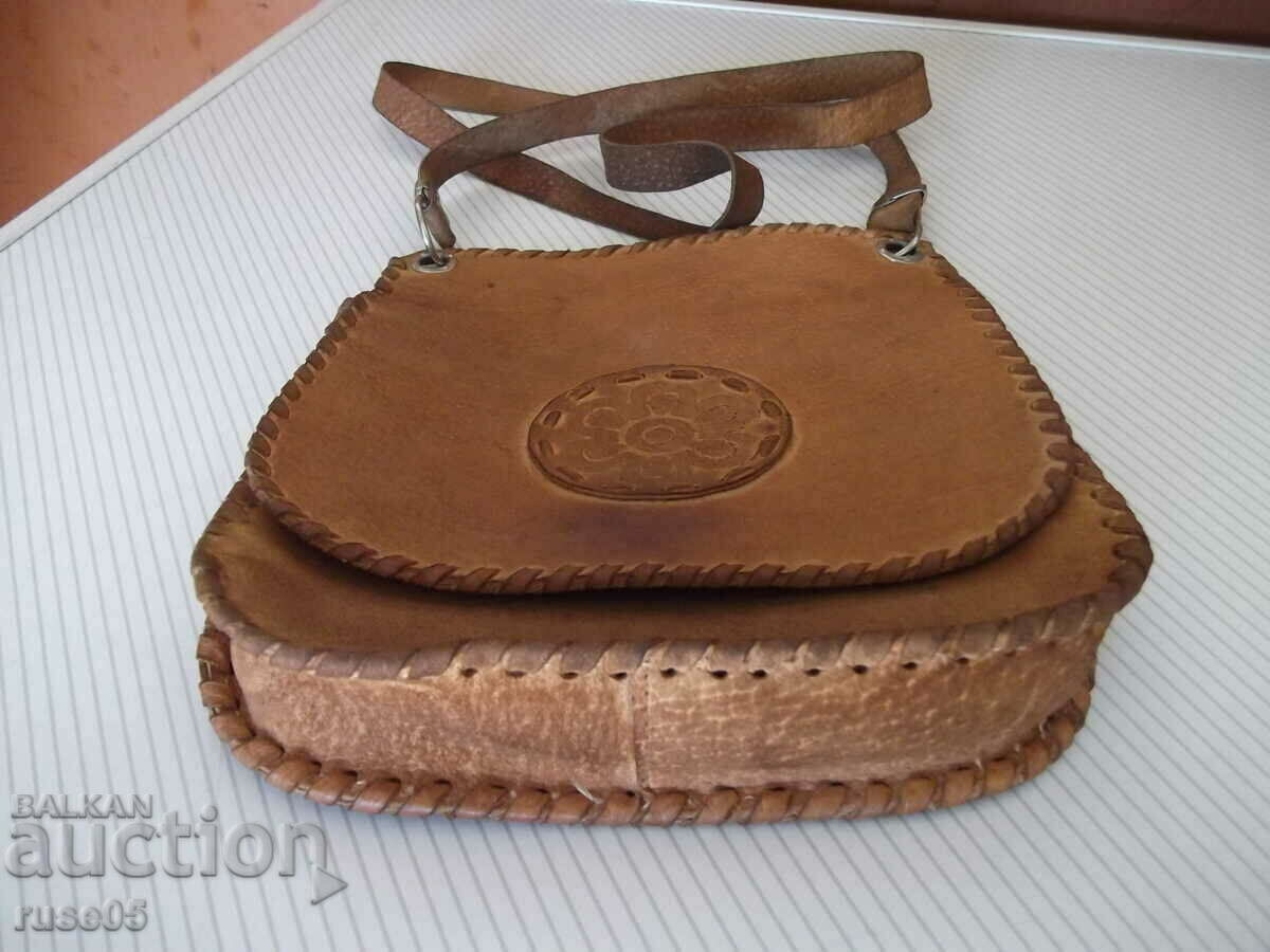 Women's est. leather shoulder bag by Mr. "SBH" from Sotsa with price 25.00 BGN | € 12.78 Women's est. leather shoulder bag by Mr. "SBH" from Sotsa with price 25.00 BGN | € 12.78