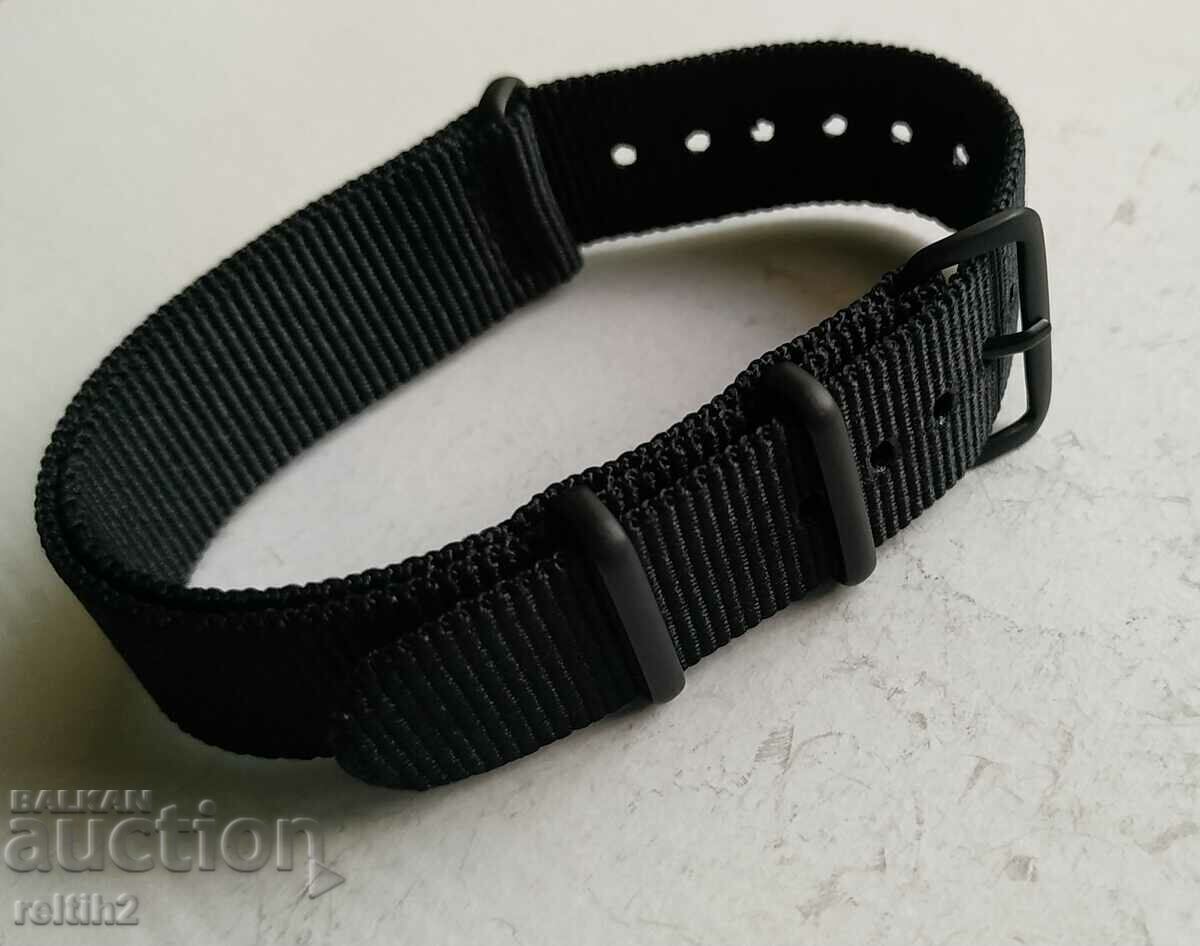 Textile strap NATO 18mm with price 16.00 BGN | € 8.18 Textile strap NATO 18mm with price 16.00 BGN | € 8.18