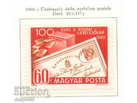 1969. Ουγγαρία. 100 χρόνια καρτ-ποστάλ.