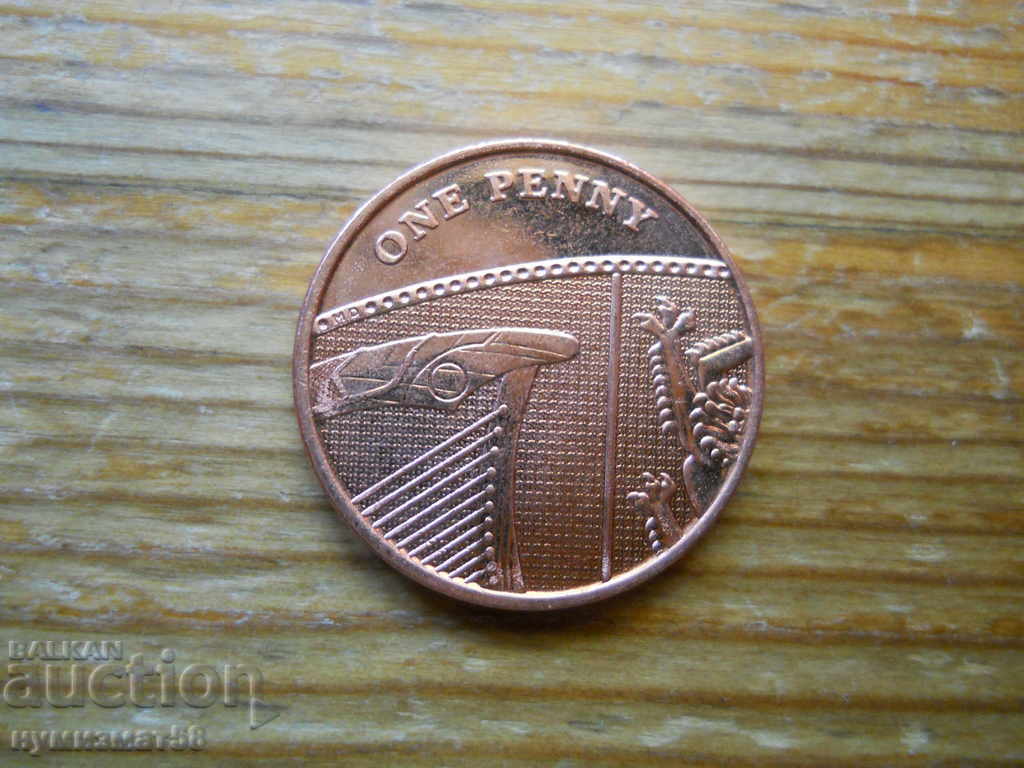 1 penny 2017 - Marea Britanie