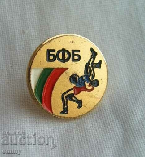 Insigna BBF - Federația Bulgară de Lupte