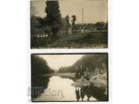 Triavna fotografii vechi cărți poștale pod râu