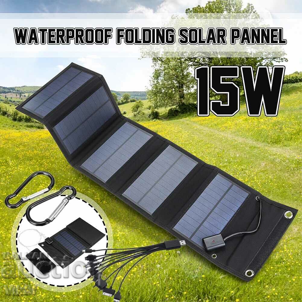 Foldable solar panel 15 Watt