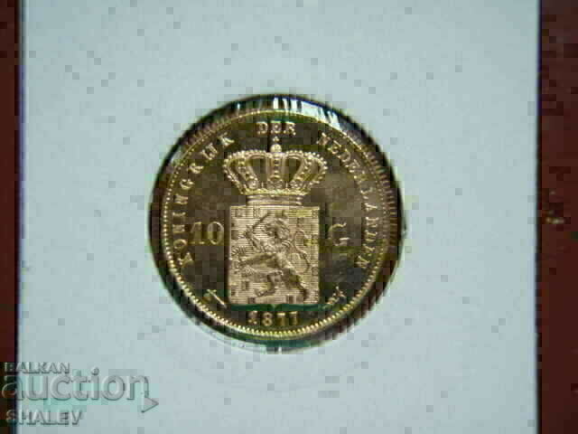 10 Gulden 1877 Netherlands (Netherlands) /2/ - Unc (gold) 10 Gulden 1877 Netherlands (Netherlands) /2/ - Unc (gold)