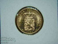 10 Gulden 1889 Ολλανδία - AU/Unc (χρυσός)
