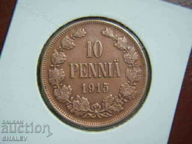Licitație 10 Pennie 1915 Finlanda (10 pennie Finlanda) /1/ - XF/AU