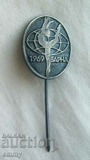 Artistic gymnastics badge, Varna 1969
