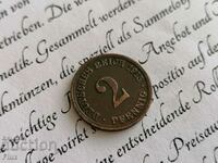 Reich Coin - Germany - 2 Pfennig | 1915; Series A