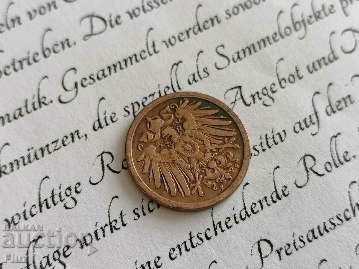 Reich Coin - Germany - 2 Pfennig | 1904; series F with price 5.35 BGN | € 2.74 Reich Coin - Germany - 2 Pfennig | 1904; series F with price 5.35 BGN | € 2.74