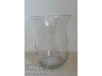Glass vase new with tag