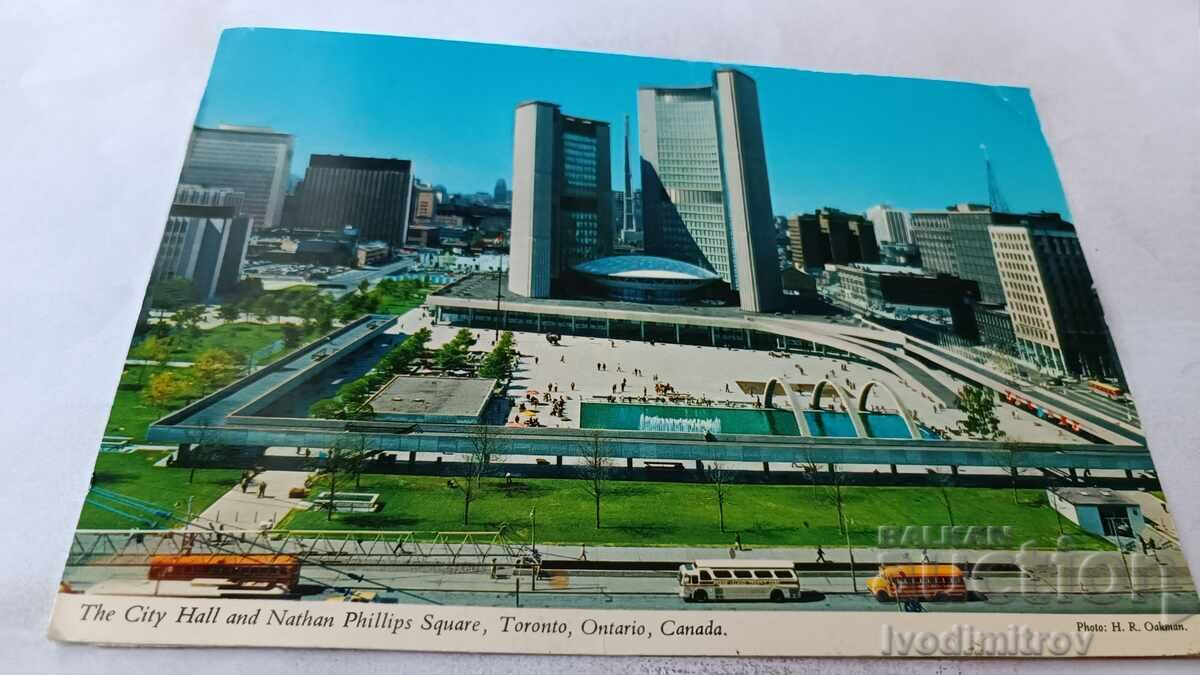 П К Toronto,Ontario The City Hall and Nathan Phillips Square