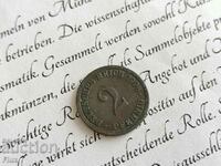 Райх монета - Германия - 2 пфенига | 1908г.; серия A