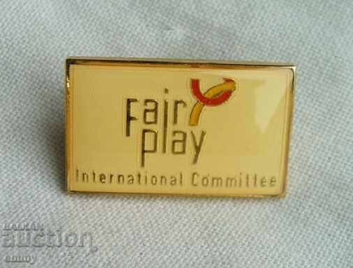 "Fair Play" UEFA / "Fair Play" UEFA football badge
