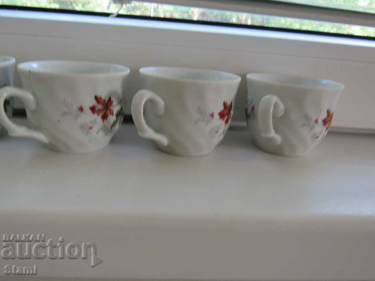 Serviciu cafea din portelan din perioada Soca - 5 Serviciu cafea din portelan din perioada Soca - 5