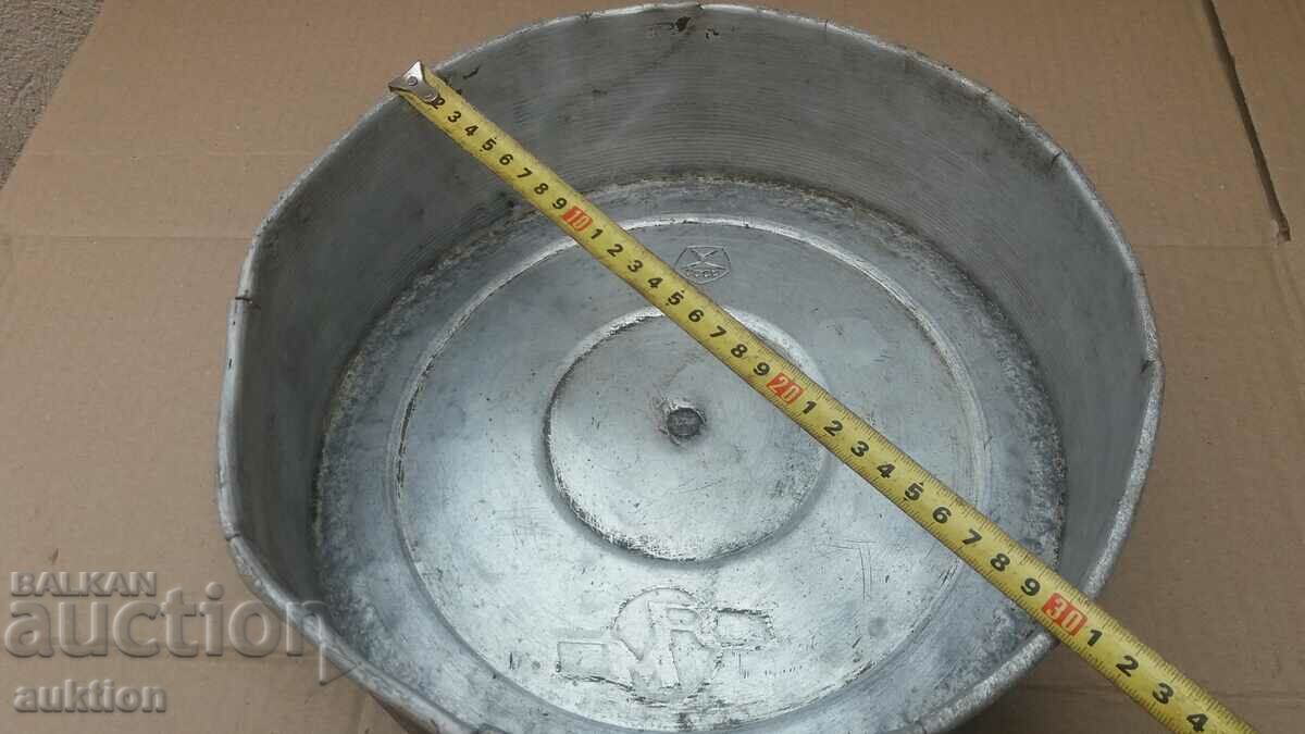 Delivery of ALUMINUM RUSSIAN BOWL, TRAY WITH MARKING Delivery of ALUMINUM RUSSIAN BOWL, TRAY WITH MARKING