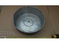 ALUMINUM RUSSIAN BOWL, TRAY WITH MARKING