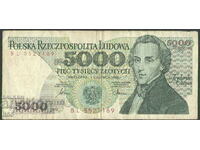 Полша - 5000 злоти 1986