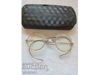 Retro glasses - deep gold plated