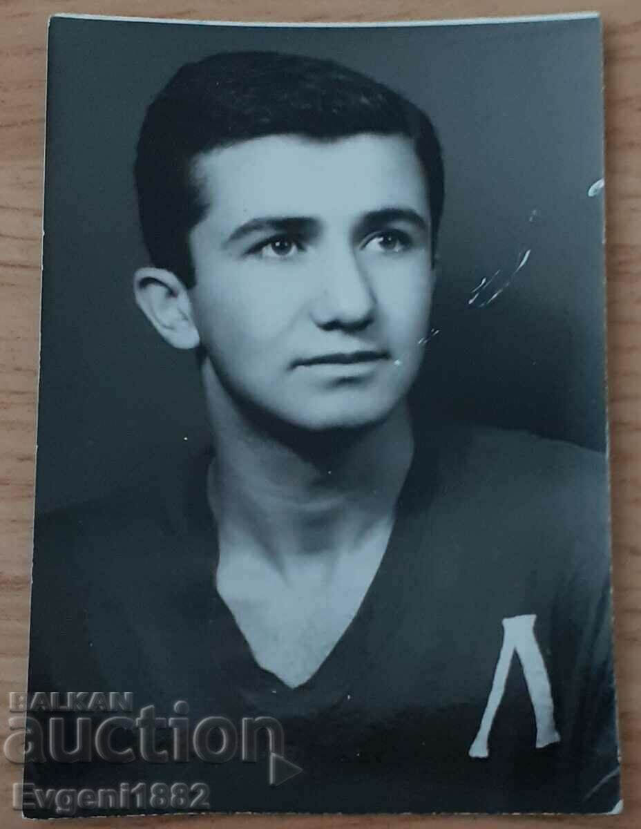 Методи Бончев - Стара снимка с фланелката на Левски от 60 те