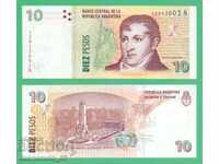 (¯`'•.¸ ARGENTINA 10 Pesos 2003 UNC ¸.•'´¯)