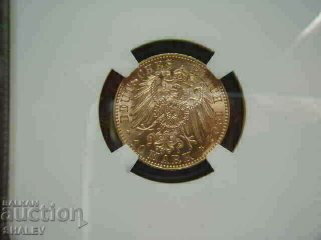 10 Mark 1904 Saxony (Germany) Saxony - NGC MS64 (Gold) - 7