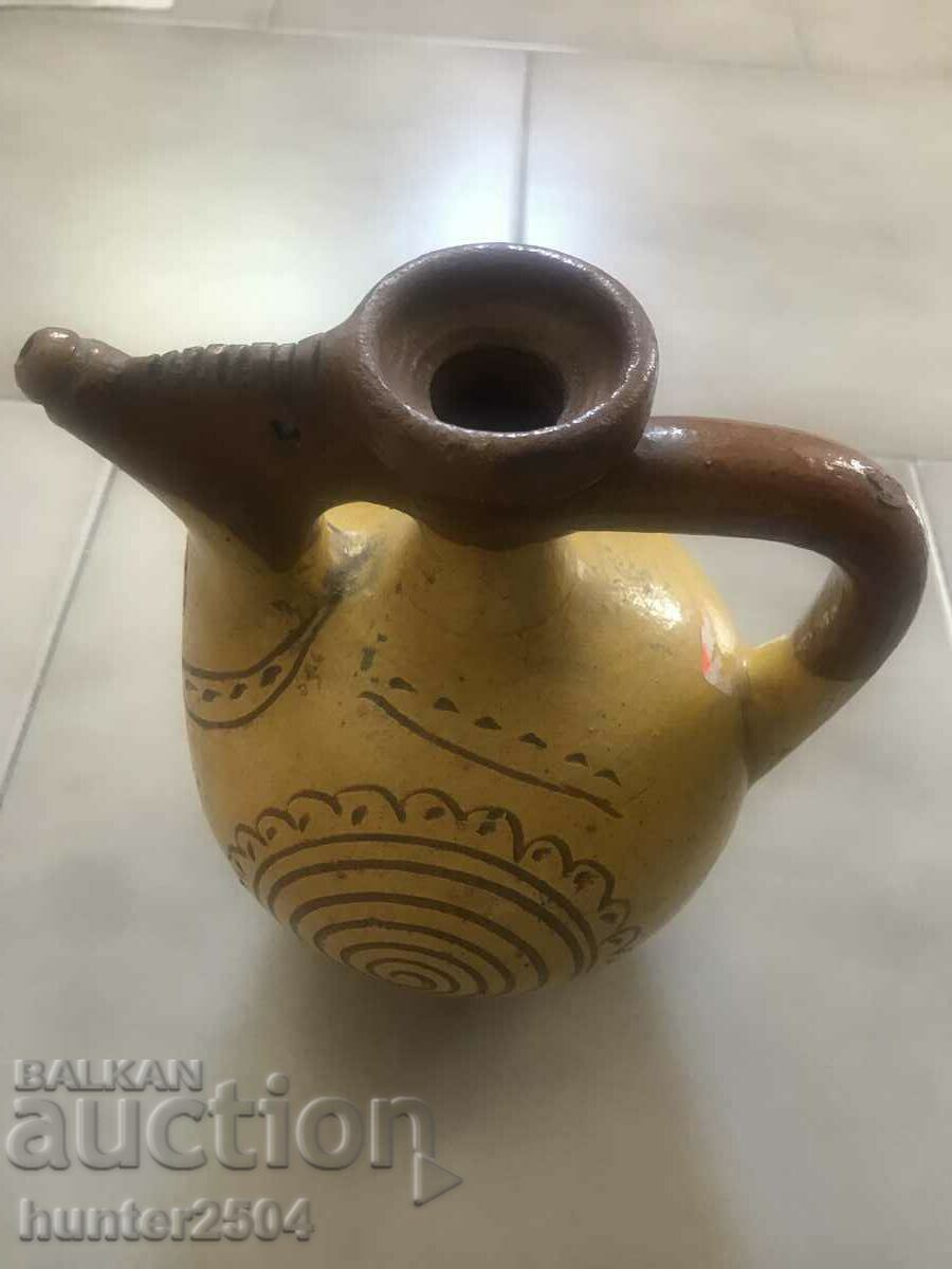 Pitcher, jug, barduk, barde, krondir, vinegar rice, ceramic, approx. 1 l.