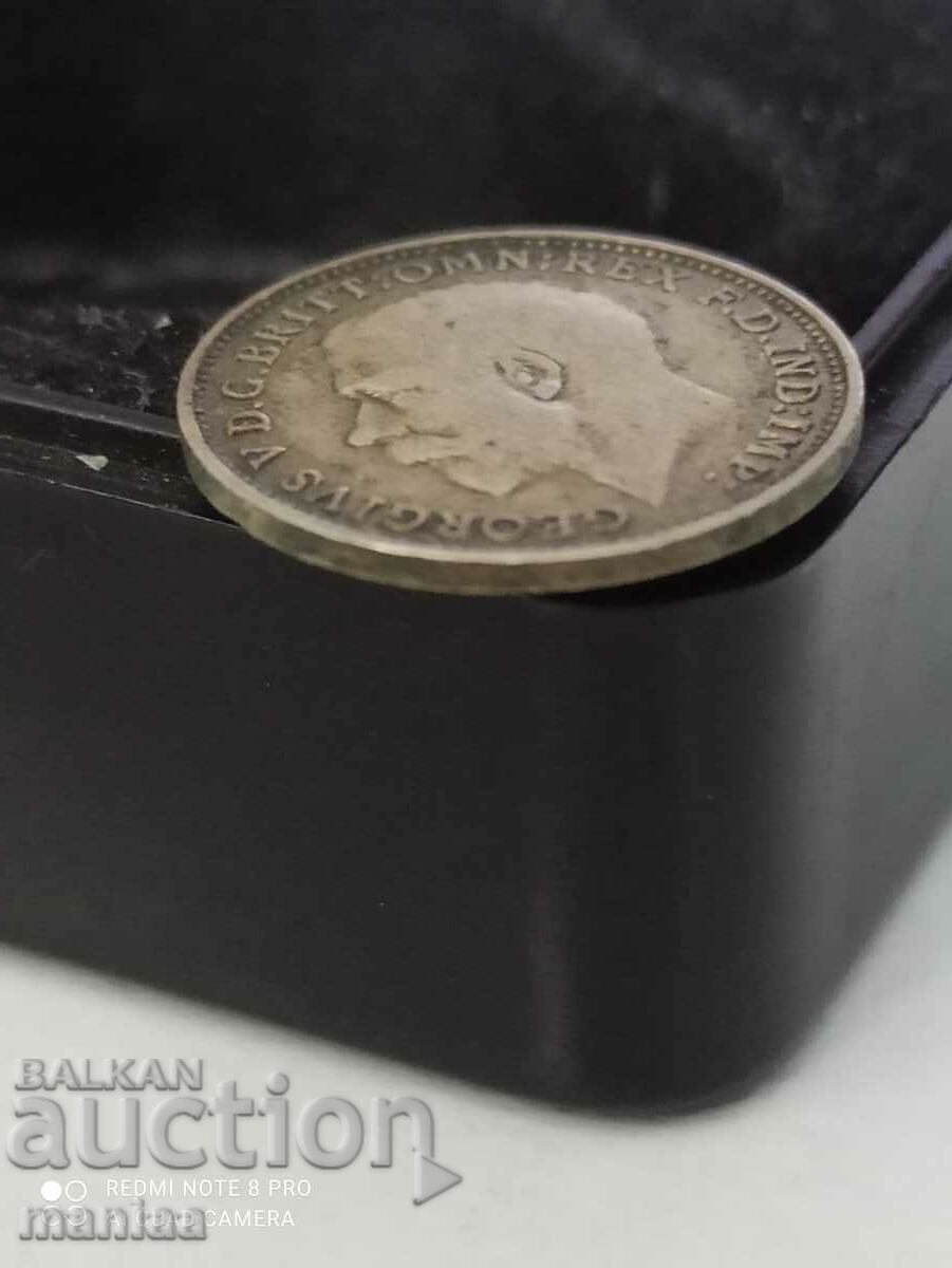Auction 3 pence 1921 silver Great Britain Auction 3 pence 1921 silver Great Britain