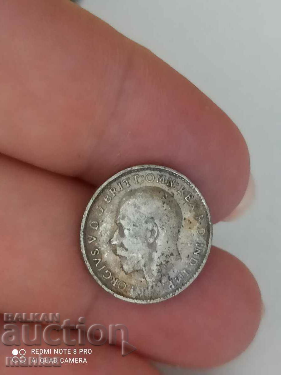 3 pence 1921 silver Great Britain with price 16.00 BGN | € 8.18 3 pence 1921 silver Great Britain with price 16.00 BGN | € 8.18