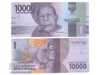 (¯`'•.¸ INDONESIA 10.000 rupiah 2016 UNC ¸.•'´¯)