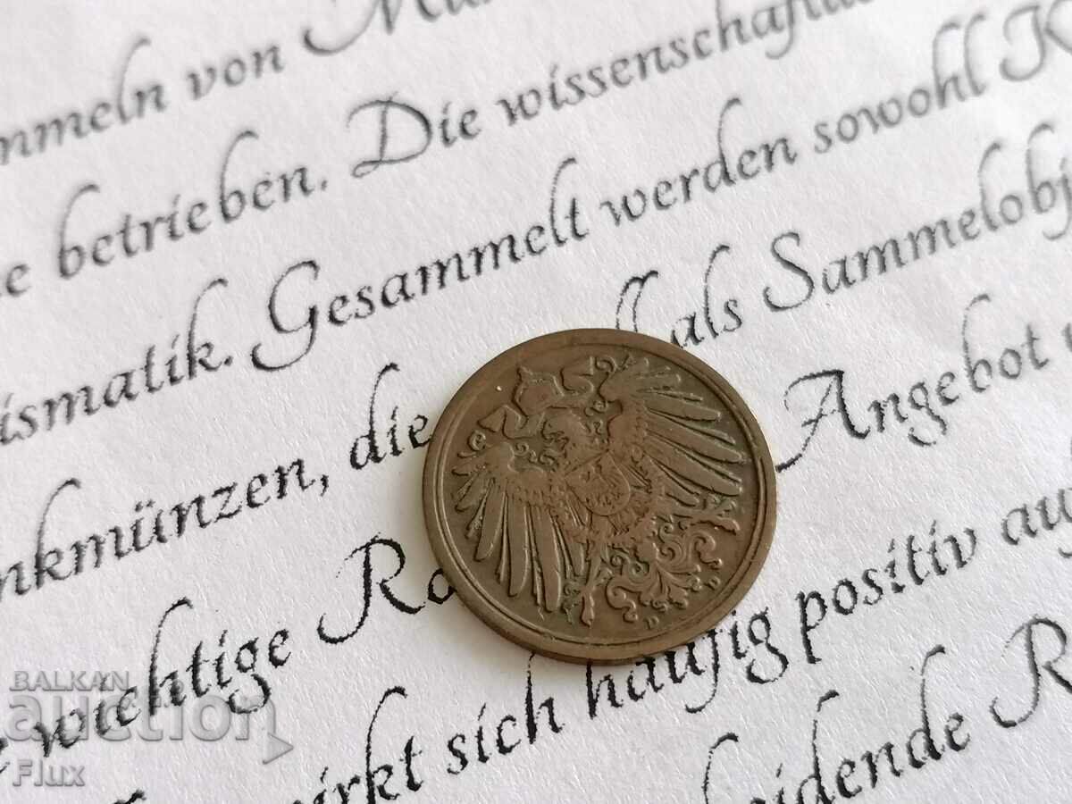Reich Coin - Germany - 1 Pfennig | 1911; Series A with price 4.25 BGN | € 2.17 Reich Coin - Germany - 1 Pfennig | 1911; Series A with price 4.25 BGN | € 2.17