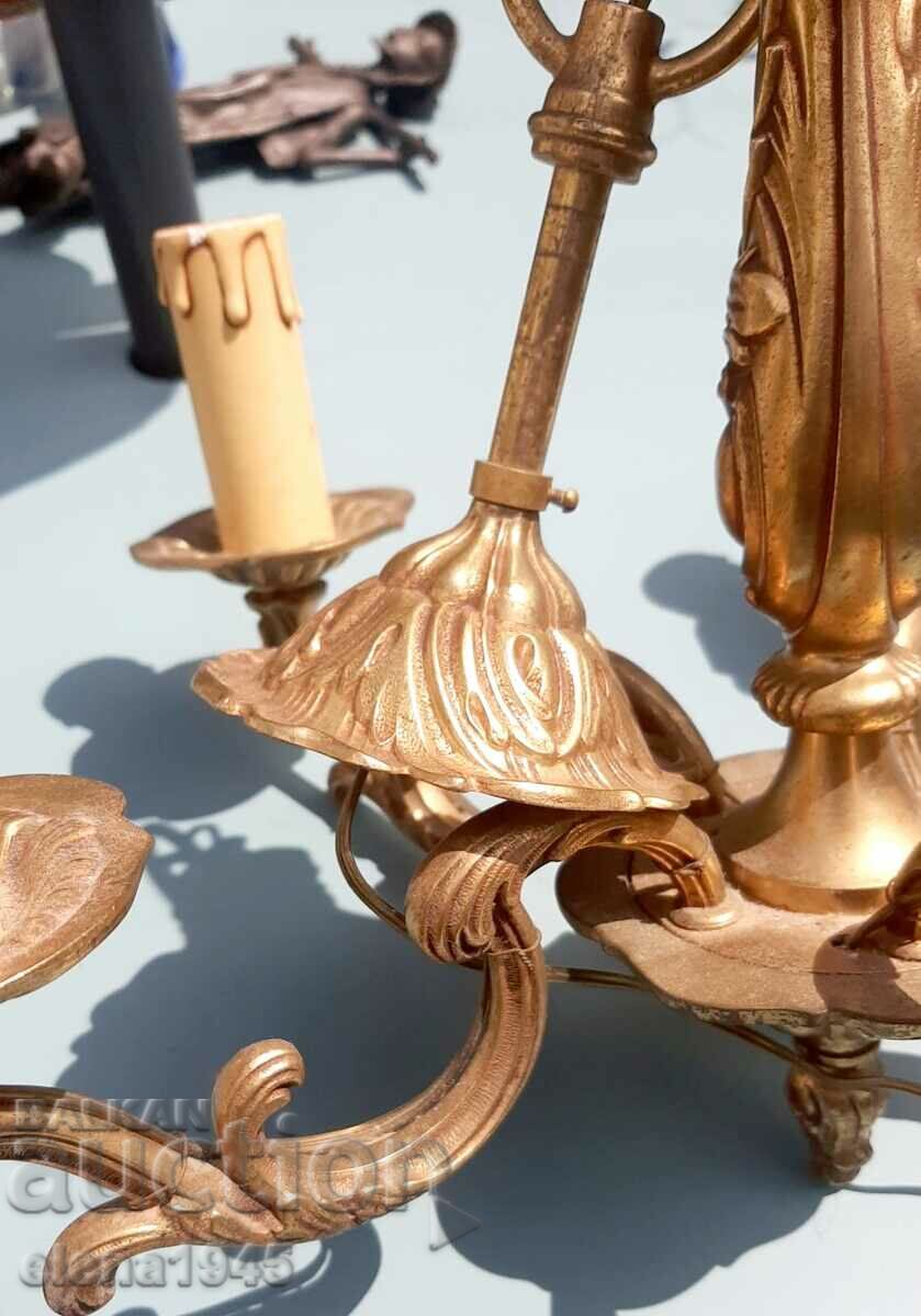 Livrarea Candelabru din alamă masivă