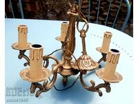 Solid brass chandelier