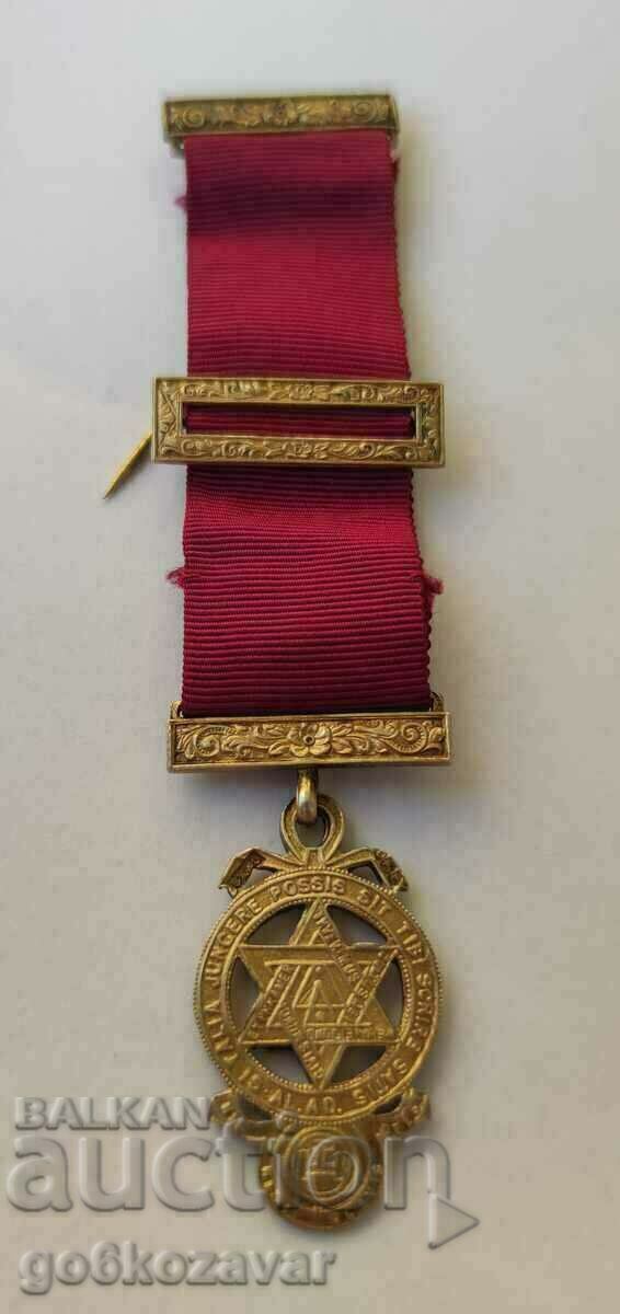 Freemasons Freemasonry Rare 0.925 Silver Masonic Medal! - 7 Freemasons Freemasonry Rare 0.925 Silver Masonic Medal! - 7