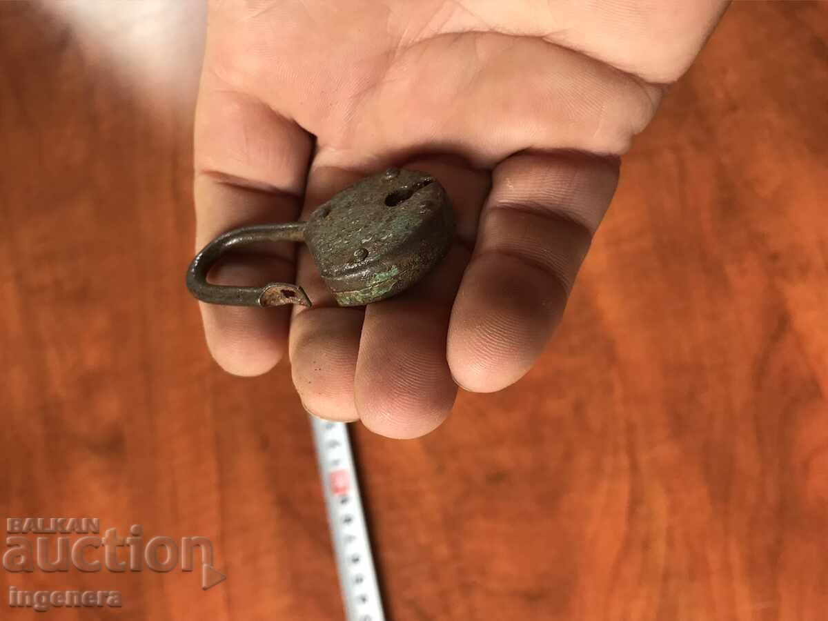 PADLOCK SUITCASE PADLOCK ANTIQUE WITHOUT KEY - 5 PADLOCK SUITCASE PADLOCK ANTIQUE WITHOUT KEY - 5