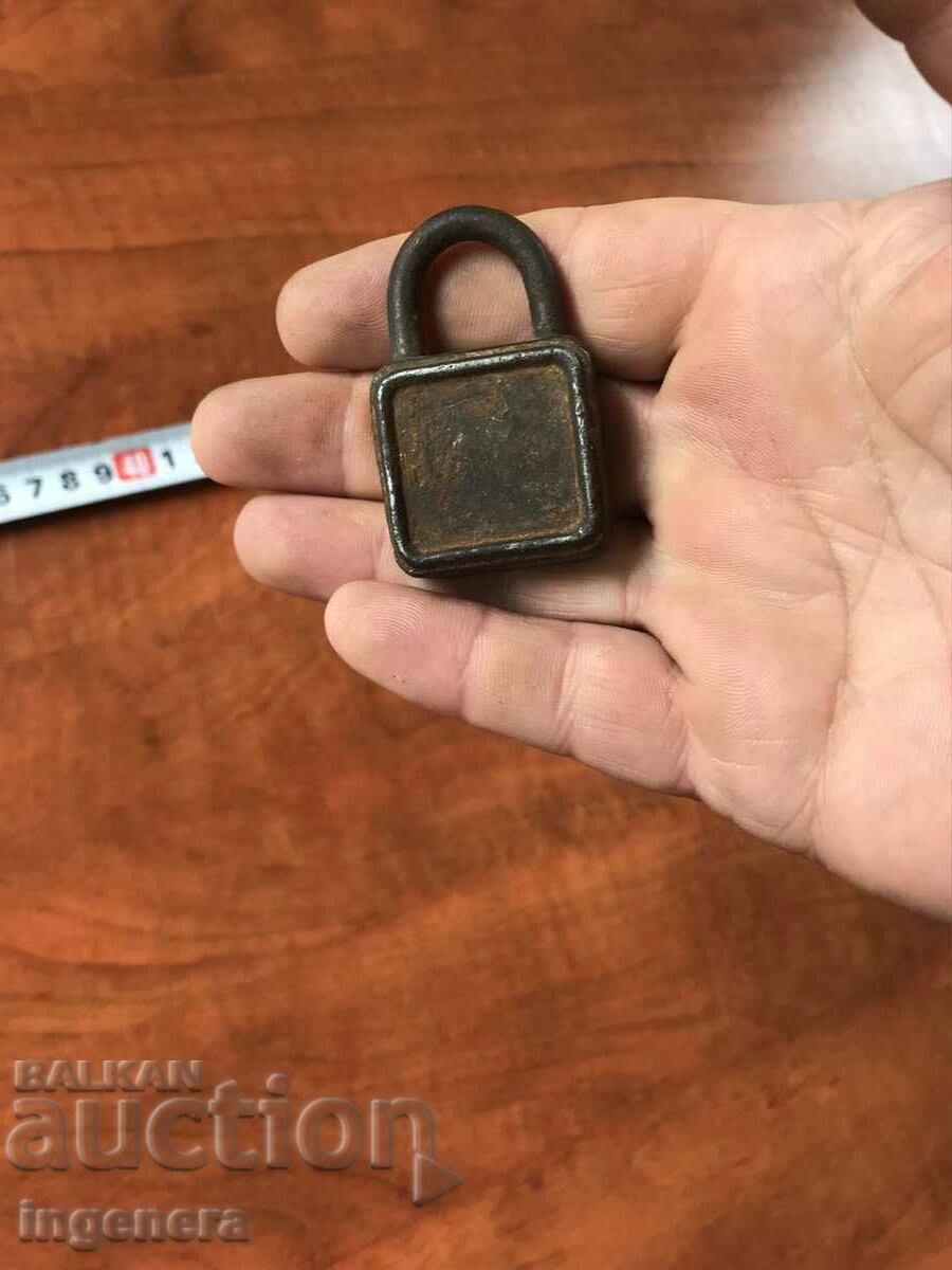 PADLOCK SUITCASE PADLOCK ANTIQUE KEYLESS-DIP "COMMUNE" - 5 PADLOCK SUITCASE PADLOCK ANTIQUE KEYLESS-DIP "COMMUNE" - 5