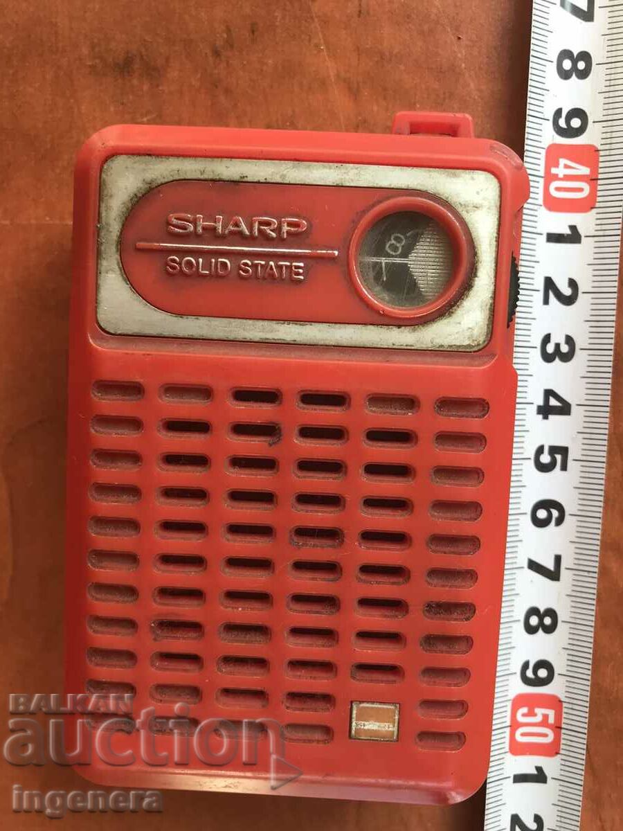 РАДИО ТРАНЗИСТОР "SHARP" РАДИОАПАРАТ с цена 18.00 лв. | € 9.20 РАДИО ТРАНЗИСТОР "SHARP" РАДИОАПАРАТ с цена 18.00 лв. | € 9.20
