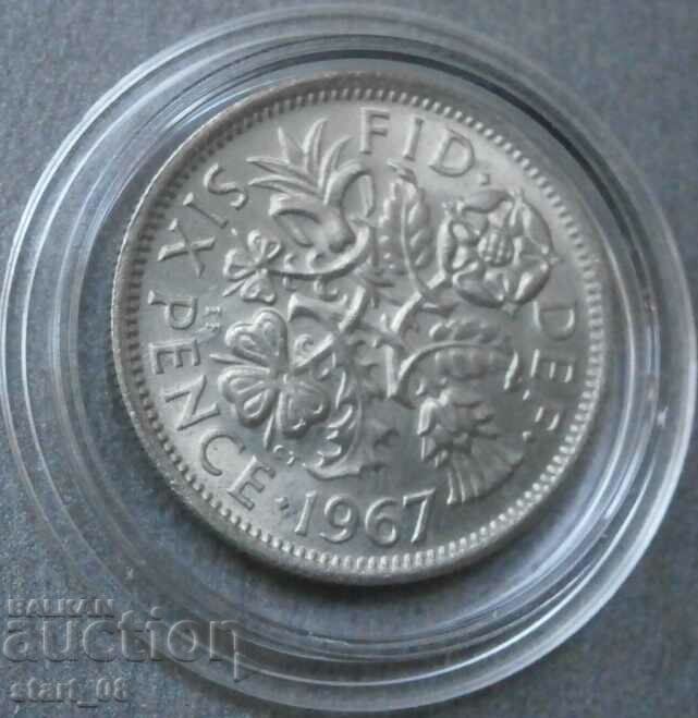 6 pence 1967