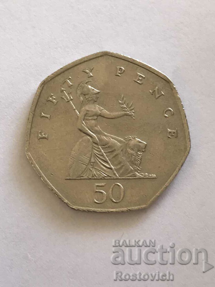 Great Britain 50 pence 1997