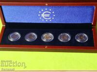 5 x 2 euros 2009 Germany Specimen + Box