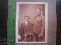 OLD MILITARY PHOTO ON BZC CARDBOARD !!!