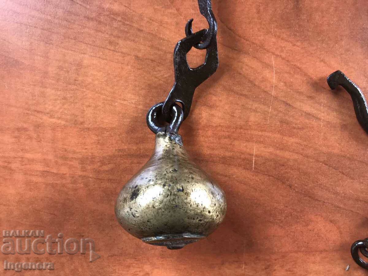 KANTAR OTTOMAN TURKISH SMALL BRASS TOPUS - 5 KANTAR OTTOMAN TURKISH SMALL BRASS TOPUS - 5