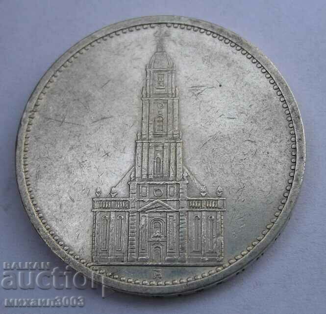 SILVER COIN GERMANY 5 MARKS 1934 YEAR with price 69.00 BGN | € 35.28 SILVER COIN GERMANY 5 MARKS 1934 YEAR with price 69.00 BGN | € 35.28