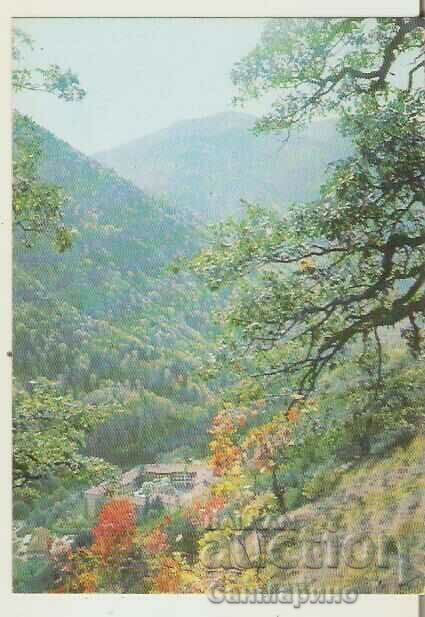 Map Bulgaria Rila Monastery General view 21*