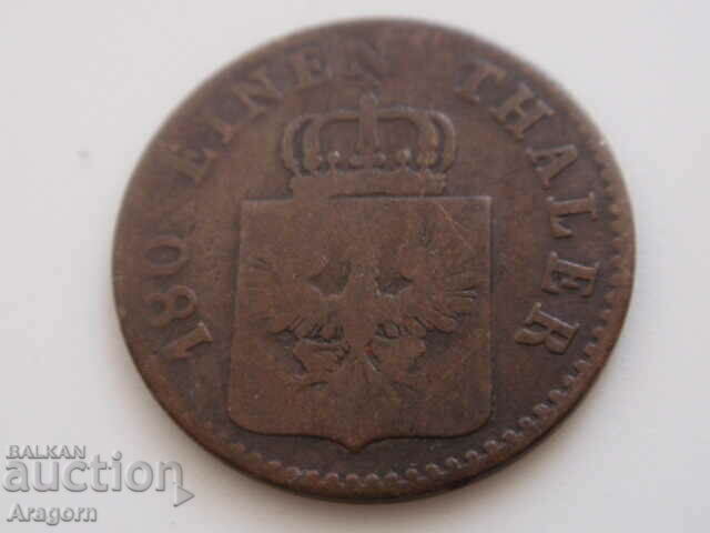 coin Prussia 2 pfennig 1847; Prussia with price 9.99 BGN | € 5.11