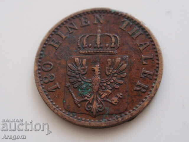 coin Prussia 2 pfennig 1867; Prussia with price 19.99 BGN | € 10.22 coin Prussia 2 pfennig 1867; Prussia with price 19.99 BGN | € 10.22